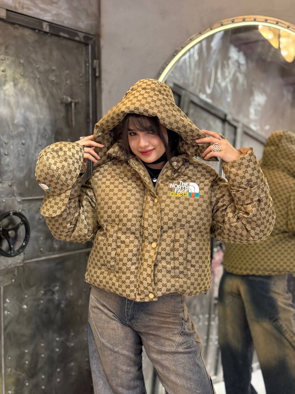 ست کاپشن و کلاه گوچی - 201073