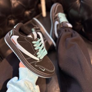 کتونی نایک ترویس Stussy مشکی آبی – 201148